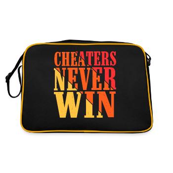 Cheaters Never Win 15 - Retro Bag - black/gold - Back
