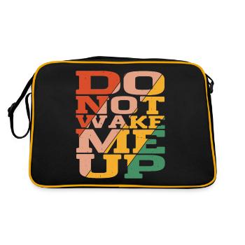 Do Not Wake Me Up 5 - Retro Bag - black/gold - Back