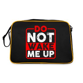 Do Not Wake Me Up 6 - Retro Bag - black/gold - Back