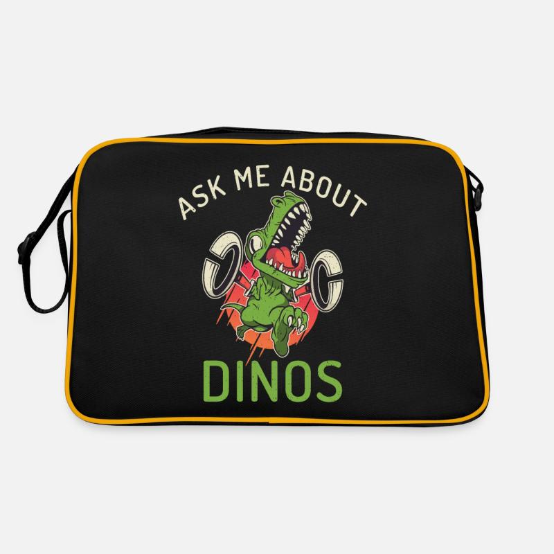 Dinosaur Gift Dino Lover Gift Retro Bag