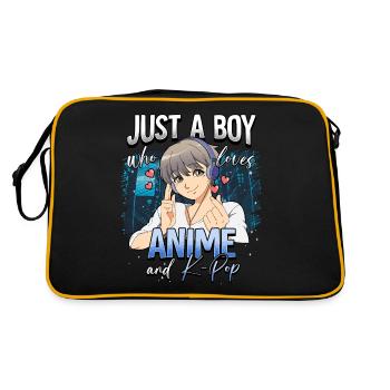 Anime Otaku Weeb - Sac Retro - noir/or - Dos