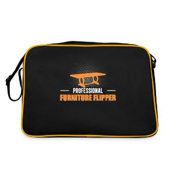 Awesome Furniture Flipping Business For - Retro Bag - black/gold - Back