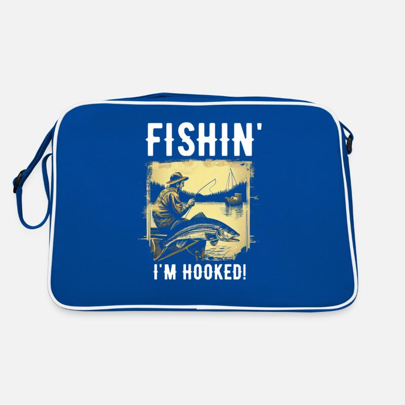 Fishin I'm Hooked Retro Bag