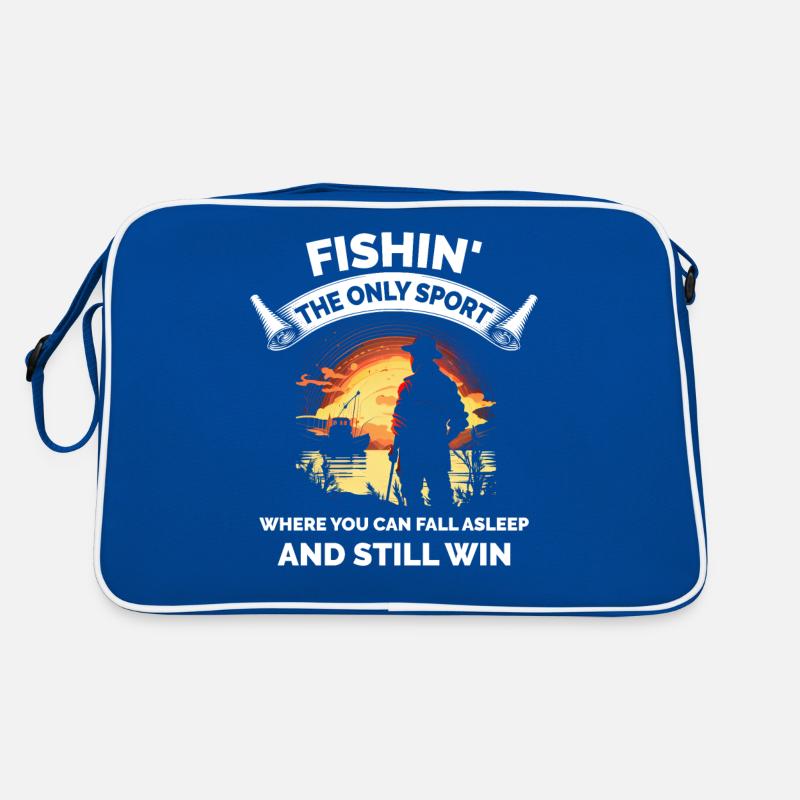 Drôle de pêcheur pêcheur Sac Retro