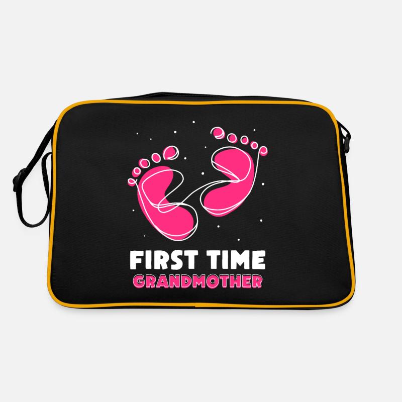Das Erste Mal Großmutter Süß Erstes Mal Großeltern Retro Tasche