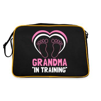 Grand-mère dans l’éducation Grands-parents Douce première fois - Sac Retro - noir/or - Dos