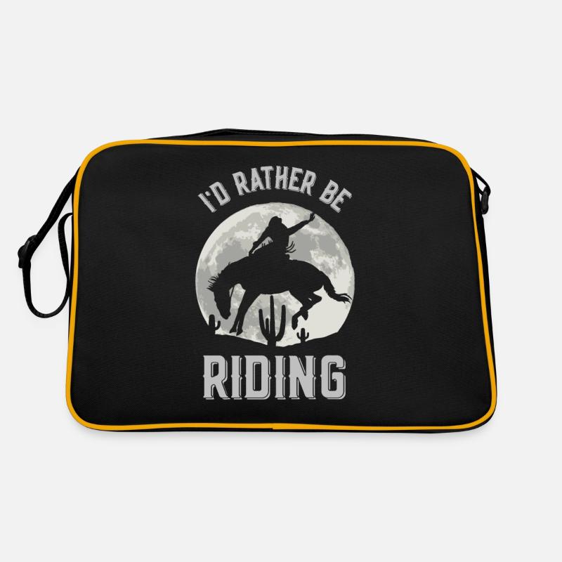 Je préfère monter à cheval Sac Retro