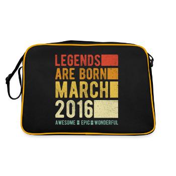 Anniversaire Mars 2016 - Sac Retro - noir/or - Dos