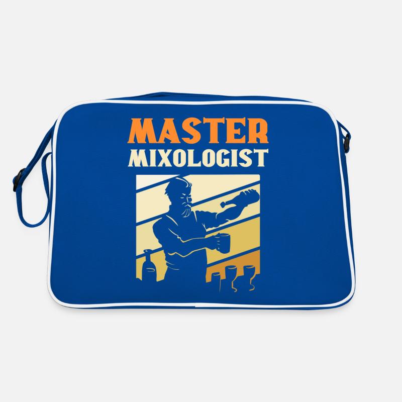 Master Mixologist Bartender Barkeeper Retro Tasche