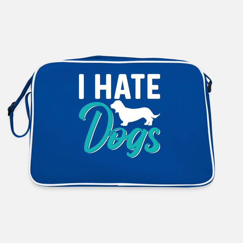 Ich Hasse Hunde Liebhaber Katze Katzen Haustier Retro Tasche