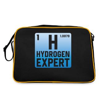 Hydrogen Expert Hydrogen Energy Element - Retro Bag - black/gold - Back