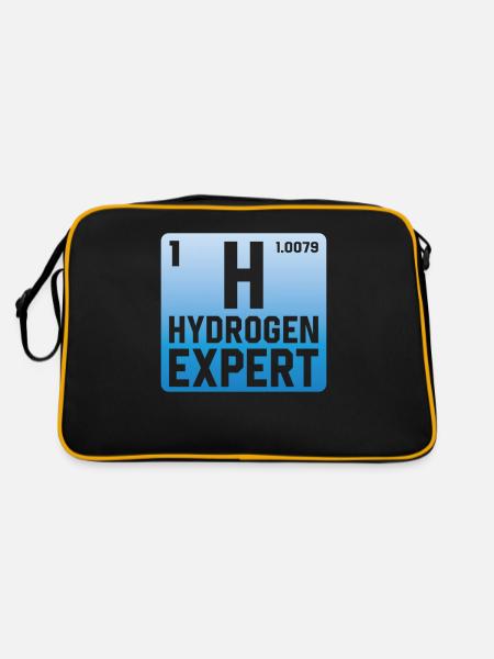 Hydrogen Expert Hydrogen Energy Element - Retro Bag - black/gold - Back