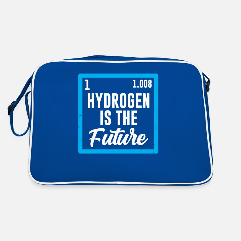 Wasserstoff Ist Die Zukunft Hydrogen Element Retro Tasche