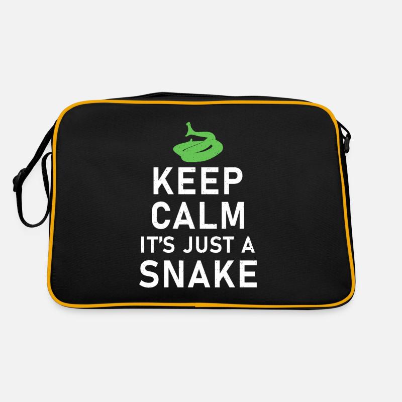 Snake Gift Snake Lover Retro Bag