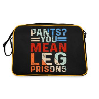 Pants? You Mean Leg Prisons 26 - Retro Bag - black/gold - Back