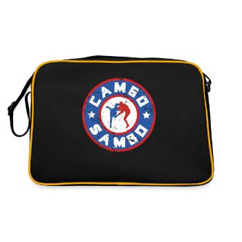 Cool Sambo wrestling, art martial russe pour - Sac Retro - noir/or - Dos