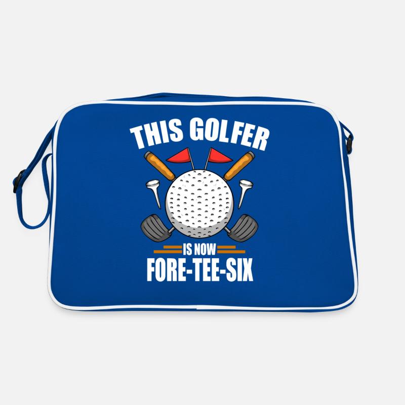 Chemises de golf d’anniversaire pour hommes 46th ans golfing Sac Retro