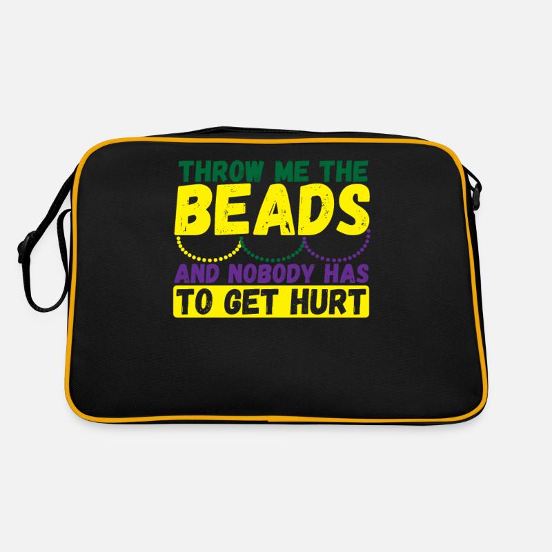 Throw Me The Beads And Nobody Has To Get Hurt Retro Bag