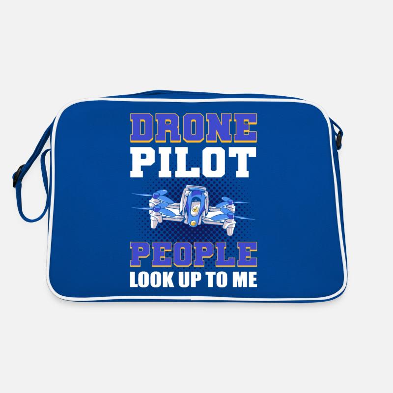 Les gens de pilote de drone m’admirent Drone volant Sac Retro