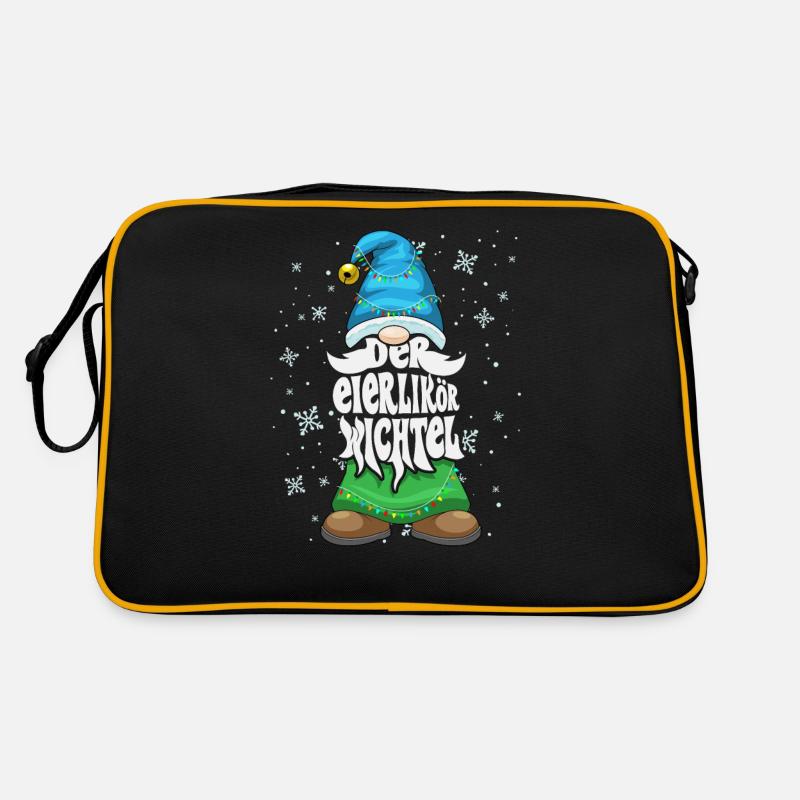 Der Eierlikör Wichtel Weihnachten Elf Elfe Eggnog Retro Tasche