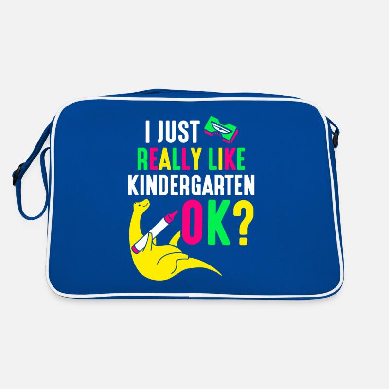 J’aime juste le jardin d’enfants très mignon Sac Retro