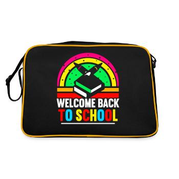 Welcome Back to School Back to School Teachers - Retro Bag - black/gold - Back