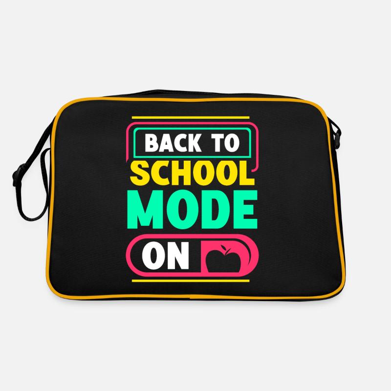 Schulanfang Modus Ein Lehrer Schule Schulstart Retro Tasche