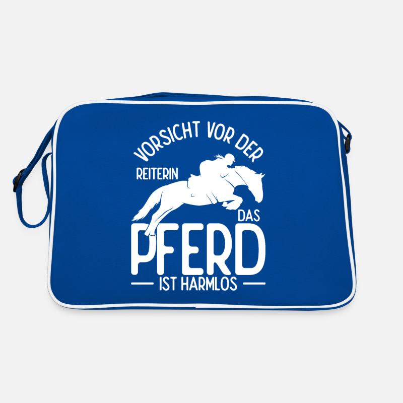 Pferd Reiten Sport Spruch Pferdegeruch Geschenk Re Retro Tasche