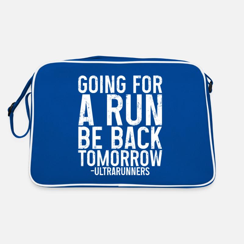 Going For A Run, Be Back Tomorrow 3 Retro Bag