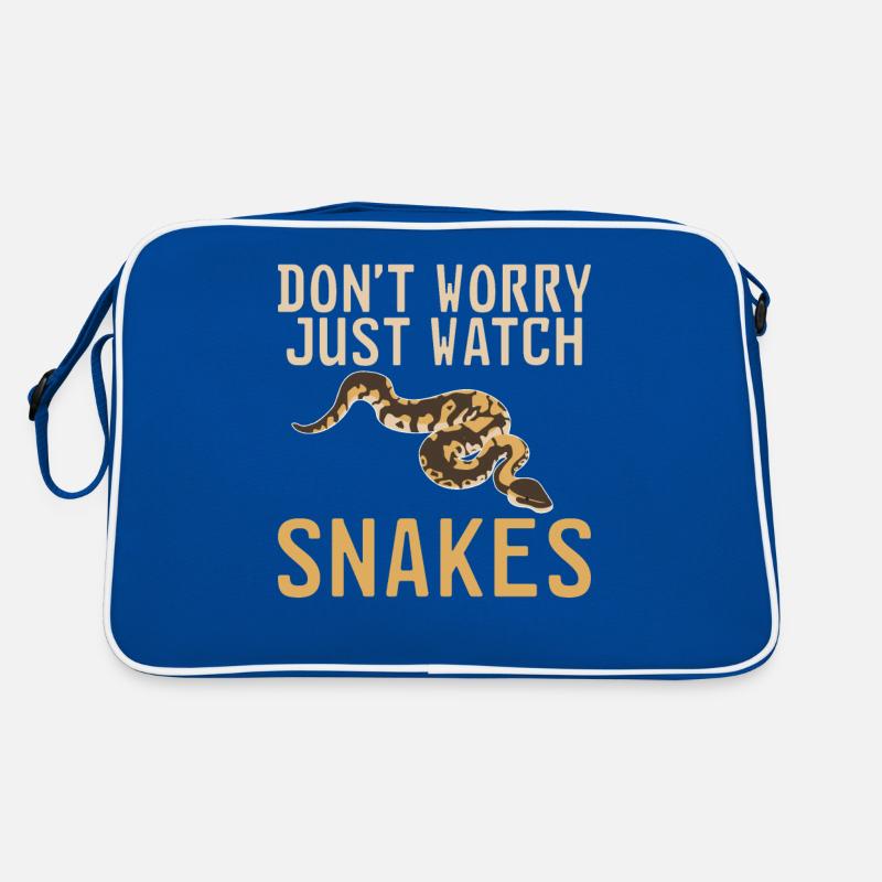Snake Gift Snake Lover Retro Bag
