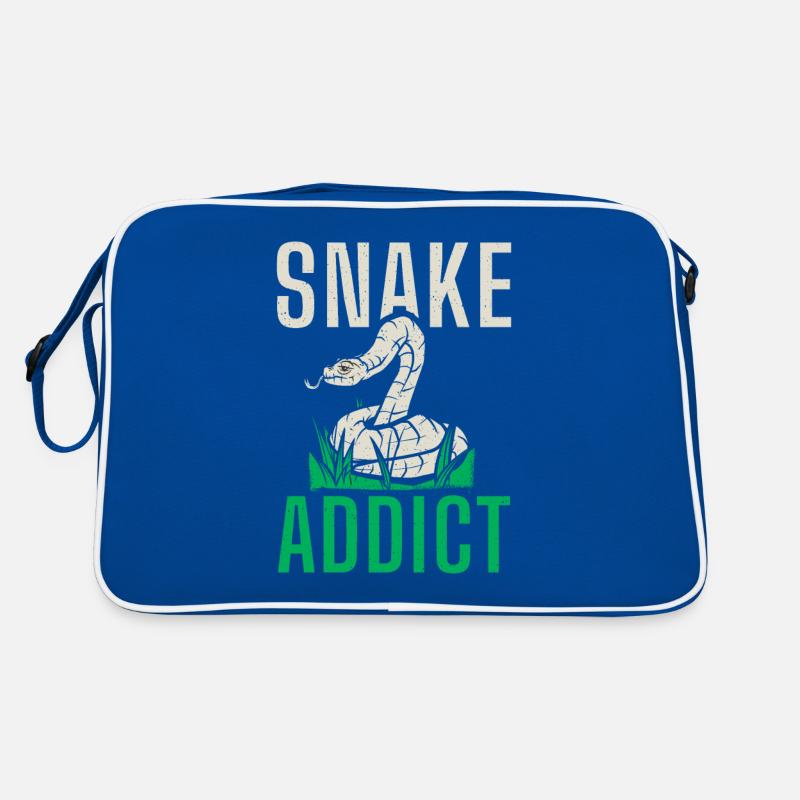 Snake Gift Snake Lover Retro Bag