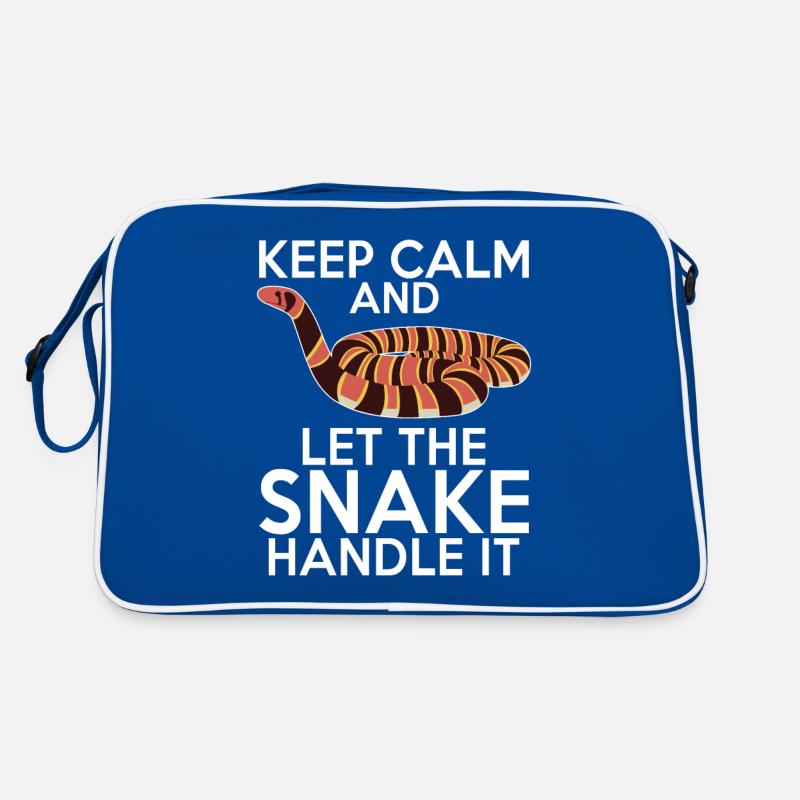 Snake Gift Snake Lover Retro Bag