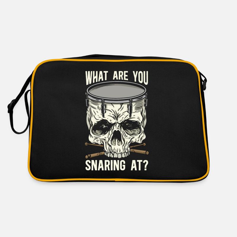 Caisse claire Qu’est-ce que tu es batteur d’instrument de collation Sac Retro