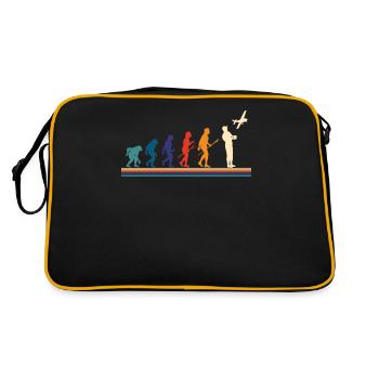 Model Airplane Model Airplane Gift Model Builder - Retro Bag - black/gold - Back
