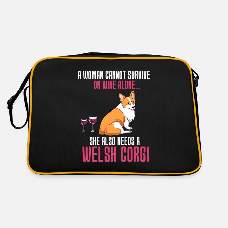 Welsh Corgi Retro Bag