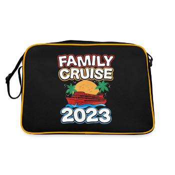 Cruise - Retro Bag - black/gold - Back