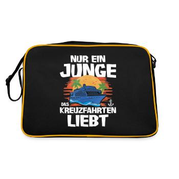 Cruise - Retro Bag - black/gold - Back