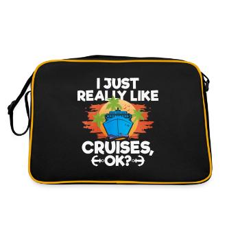 Cruise - Retro Bag - black/gold - Back