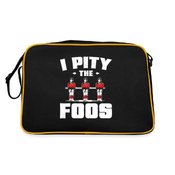 I'm sorry to play the fun Foosball game for - Retro Bag - black/gold - Back