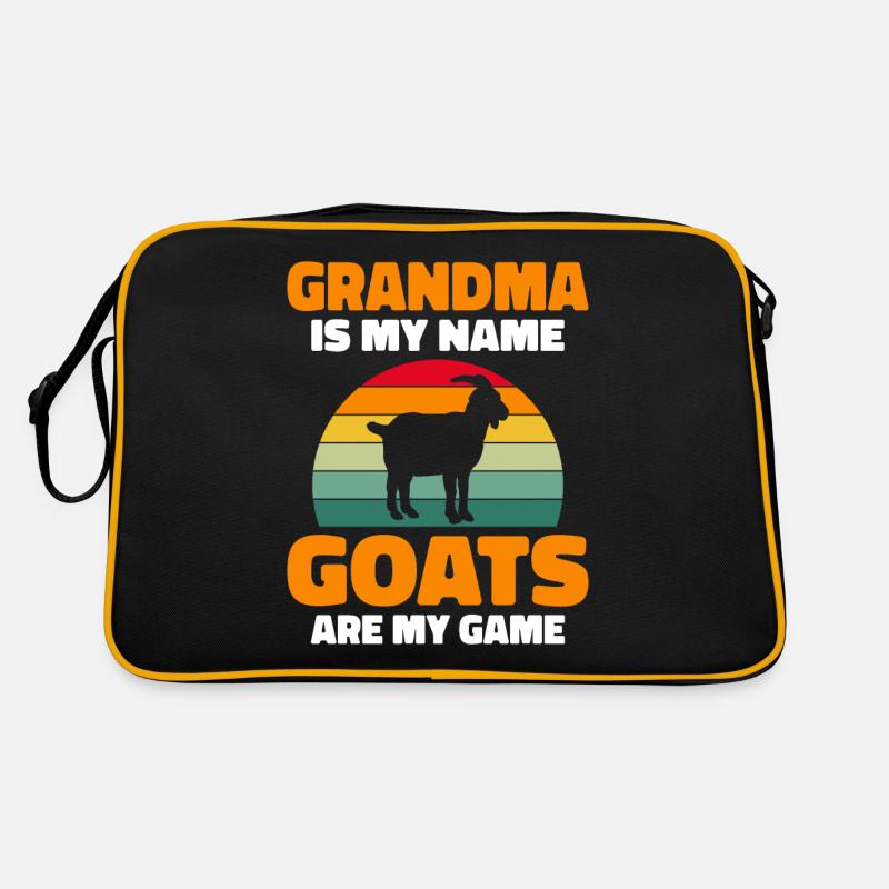 Goat Gift Goat Lover Gift Retro Bag