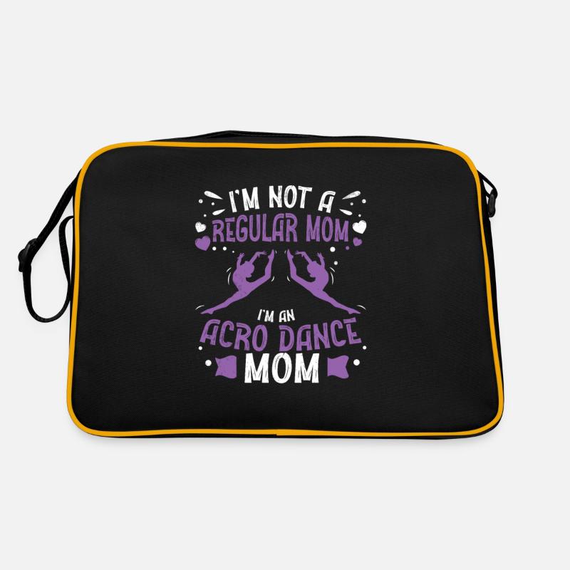 Ich bin keine normale Mutter Funny Acro Dance Mom Retro Tasche