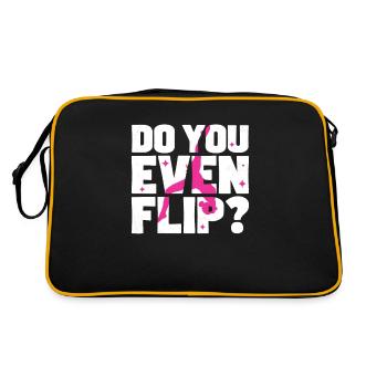 Fun acro dancing: Do you even flip for a - Retro Bag - black/gold - Back
