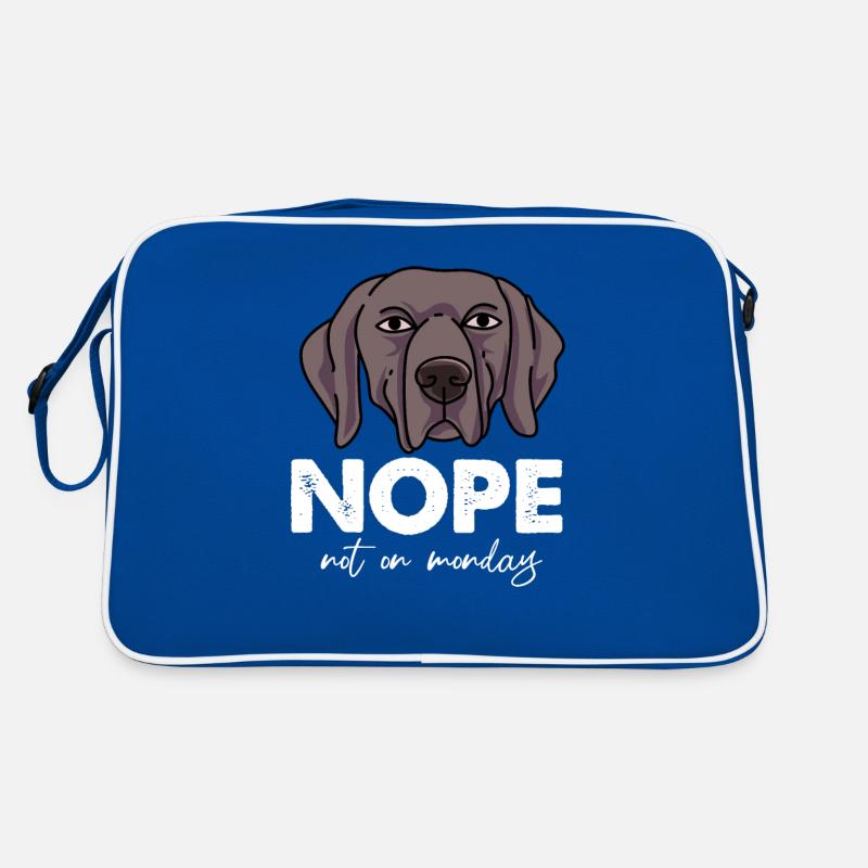 Weimaraner Retro Tasche