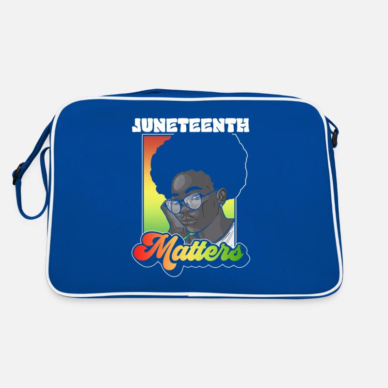 Juneteenth Matters Afro-Américain Noir 1865 Sac Retro