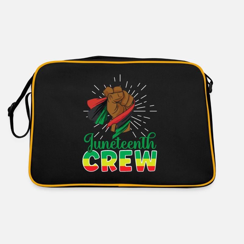 Juneteenth Team 1865 Afro-Américain Noir Sac Retro
