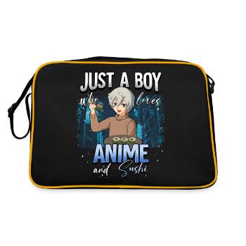 Anime Otaku Weeb - Sac Retro - noir/or - Dos