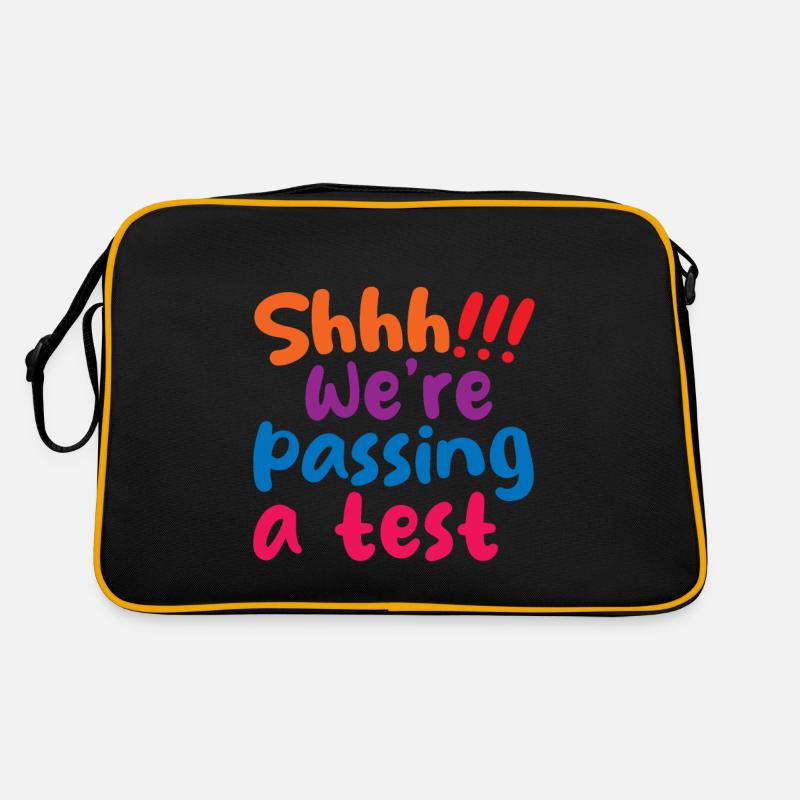 Shhh! We're Passing A Test 4 Retro Bag
