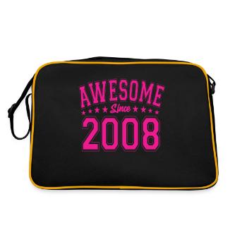 Génial depuis 2008 anniversaire 2008 millésime 2008 - Sac Retro - noir/or - Dos