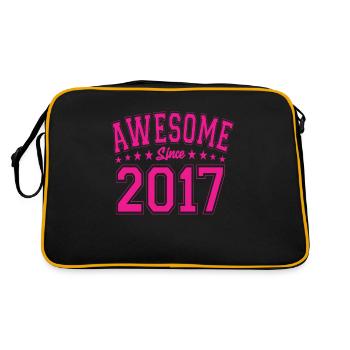 Génial depuis 2017 anniversaire 2017 millésime 2017 - Sac Retro - noir/or - Dos