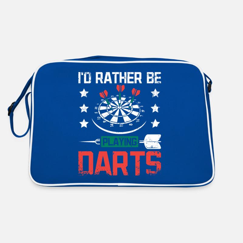 I'd rather be playing darts Retro Tasche